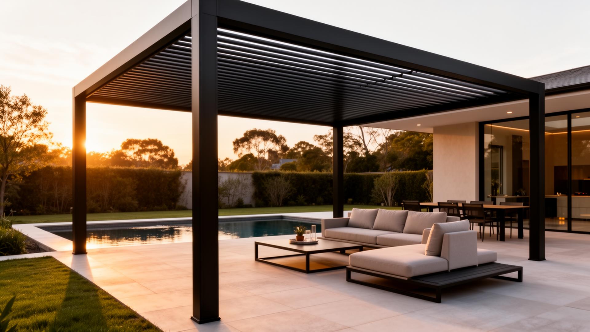 Motorized Zip Screen Patio Shades