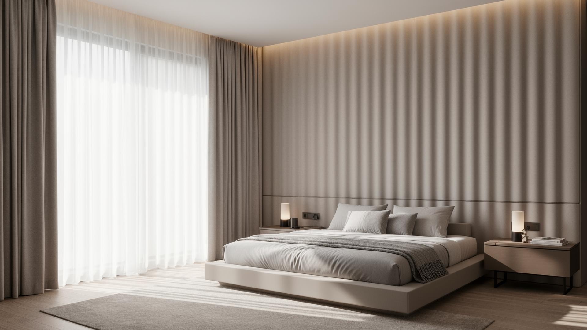 Motorized Wave-Fold Drapery in Westlake