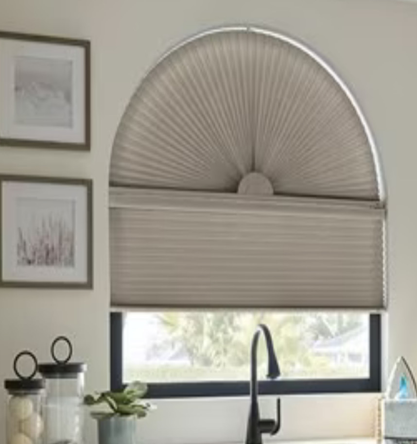 Arched Honeycomb Shades